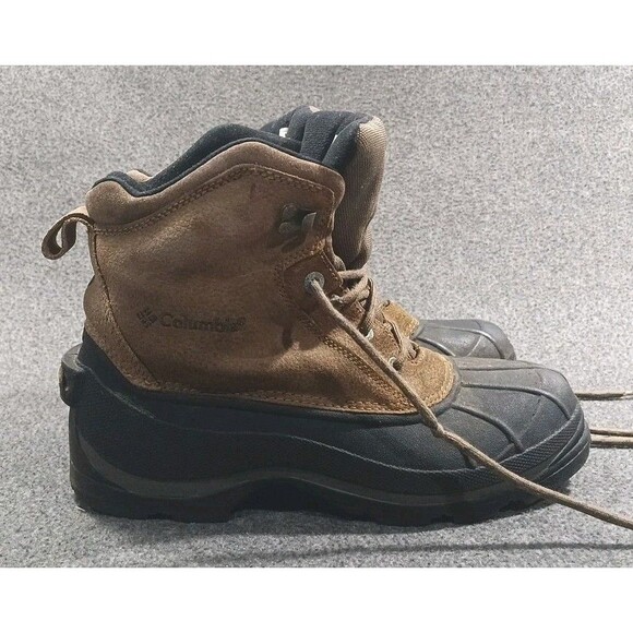 Columbia Hiking Duck Falmouth Boot Black Brown Leather Round Toe Men\'s Size 11 main image 6